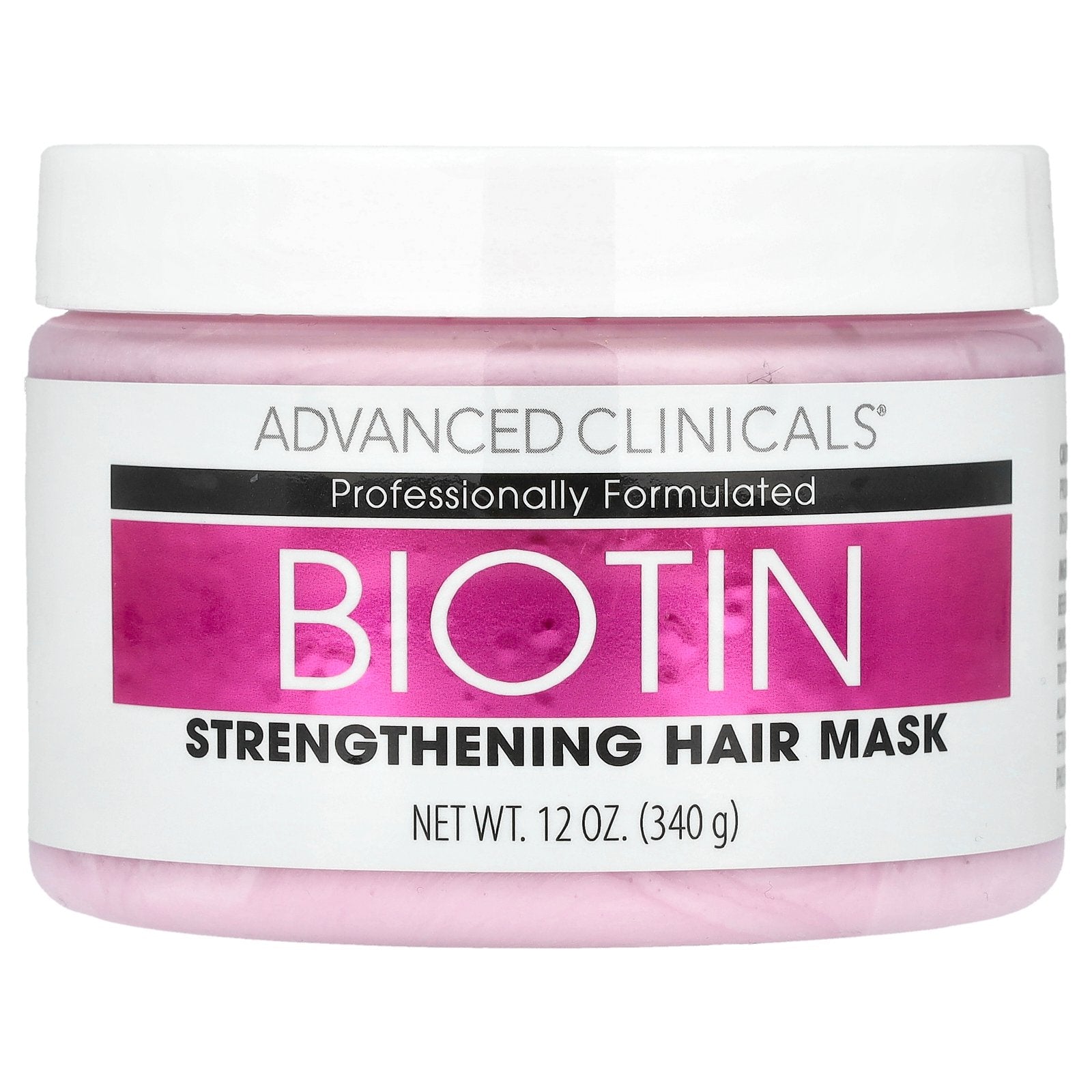 Mascarilla Capilar Advanced Clinicals Biotin Strengthening 340 Ml - Venta Internacional.