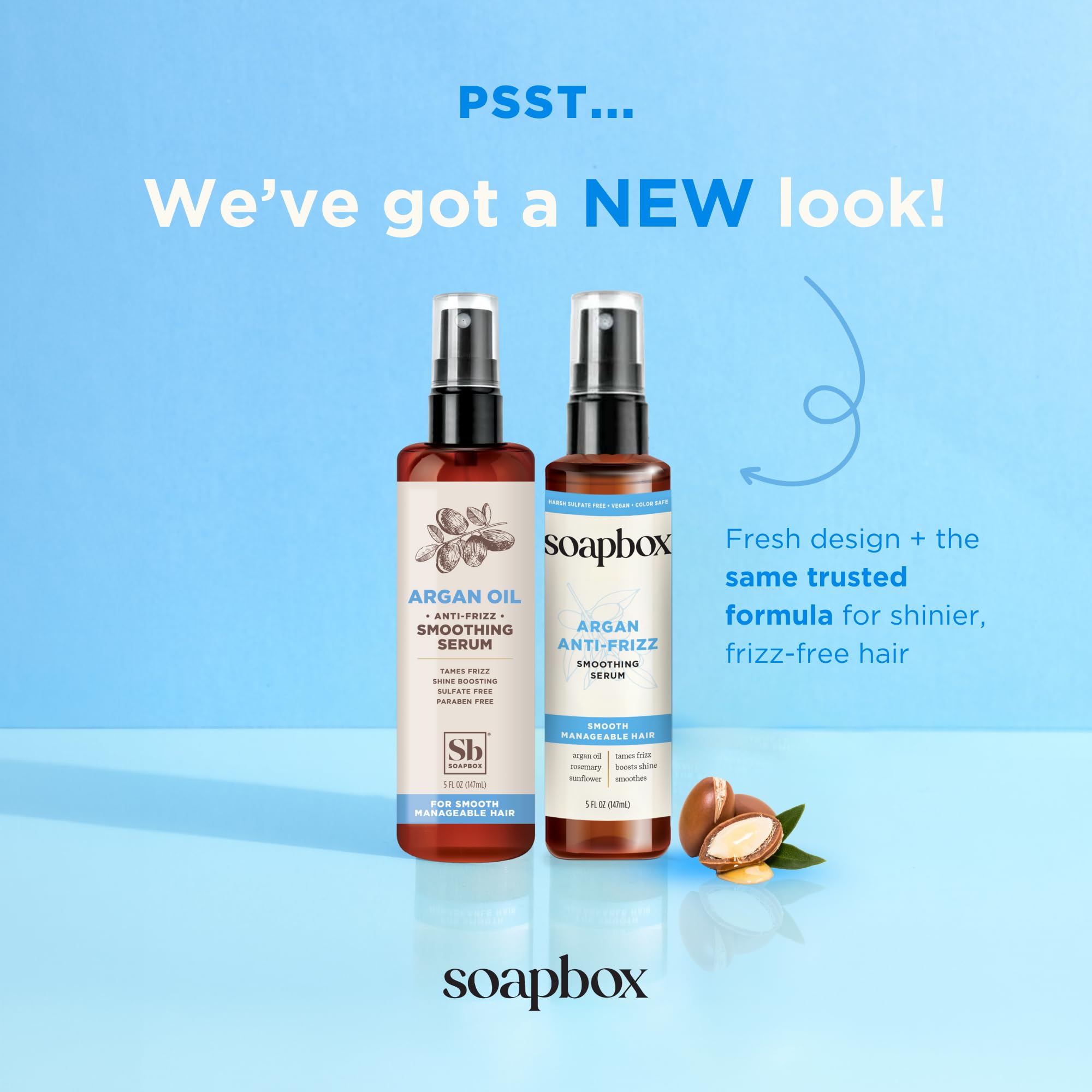 Foto 2 | Serum Soapbox  Aceite De Argán  Suavizante  Antiencrespamiento  150 Ml  Vegano - Venta Internacional.