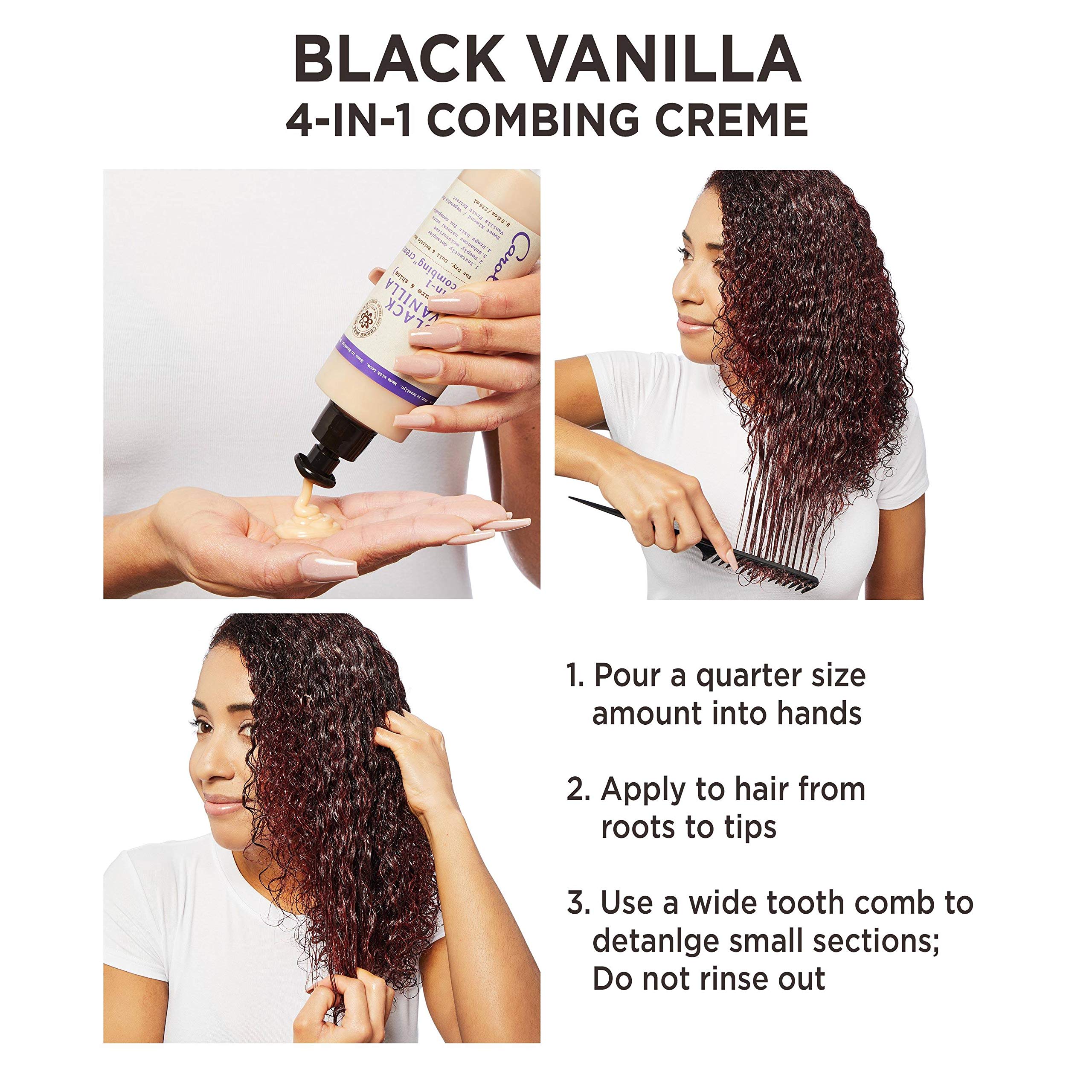 Foto 3 | Crema Para El Cabello Carol's Daughter Black Vanilla 4 En 1 240 Ml - Venta Internacional.