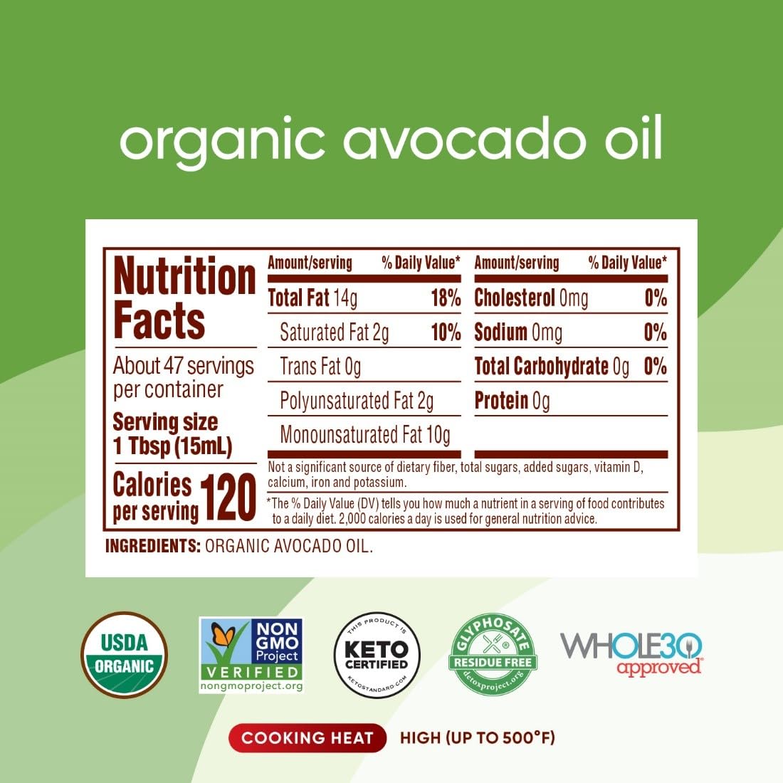 Foto 3 pulgar | Aceite De Cocina Nutiva Avocado Organic 710 Ml Con Alto Punto De Humo - Venta Internacional.