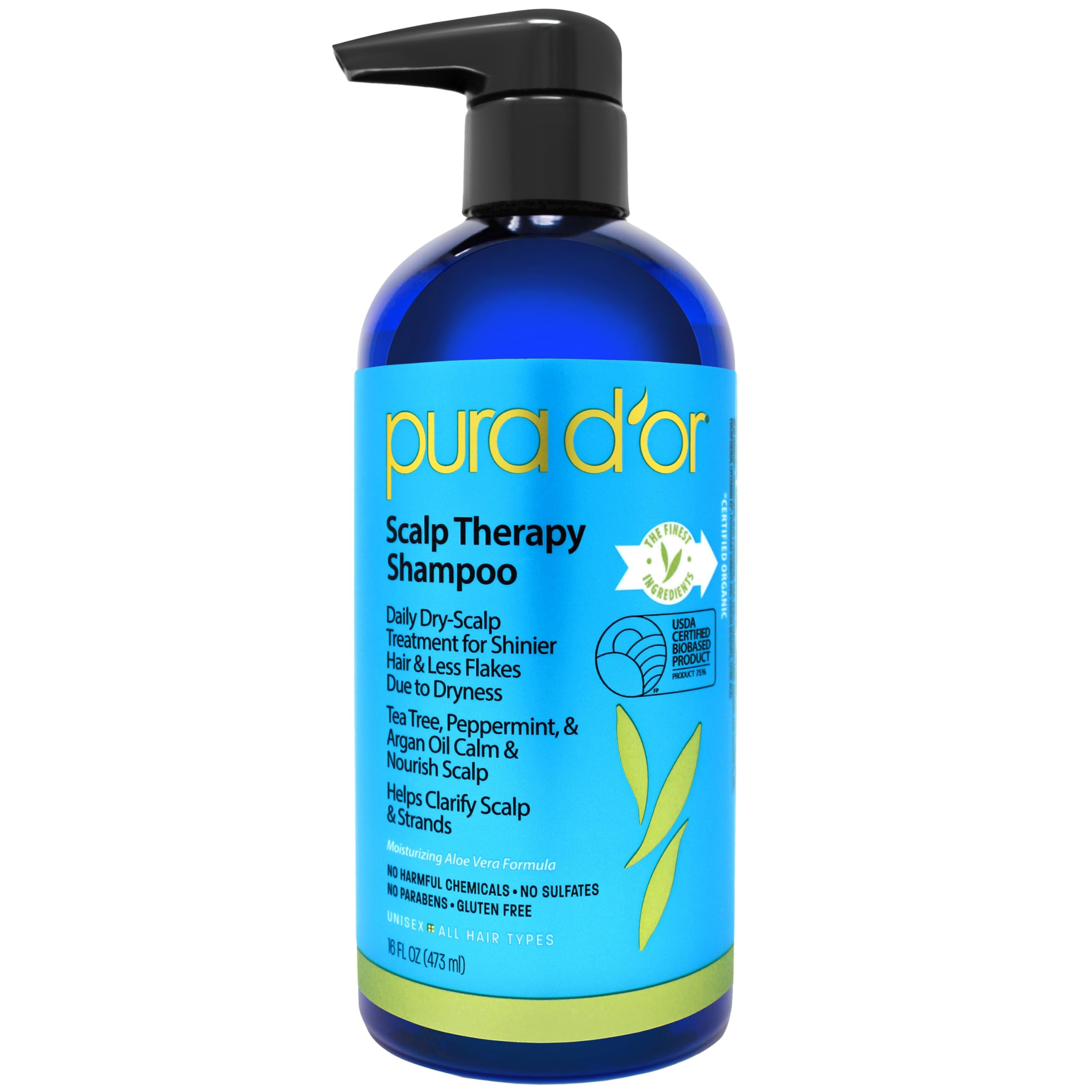 Foto 1 | Champú Pura D'or Therapy Hidrata Y Nutre 480 Ml - Venta Internacional.