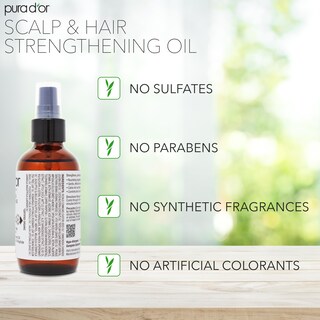 Foto 5 | Aceite Para Fortalecer El Cuero Cabelludo Y El Cabello Pura D'or Apoya El Crecimiento 100 Ml - Venta Internacional.