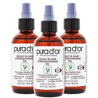 Foto 1 | El Aceite Fortalecedor Del Cuero Cabelludo Y El Cabello Pura D'or Apoya El Crecimiento - Venta Internacional.