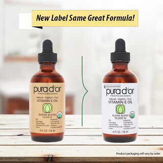 Foto 2 | Aceite De Baño Pura D'or Con Vitamina E 70 000 Ui 120 Ml Mezcla Orgánica - Venta Internacional.