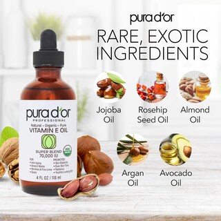 Foto 4 | Aceite De Baño Pura D'or Con Vitamina E 70 000 Ui 120 Ml Mezcla Orgánica - Venta Internacional.