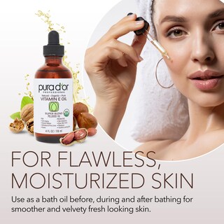 Foto 5 | Aceite De Baño Pura D'or Con Vitamina E 70 000 Ui 120 Ml Mezcla Orgánica - Venta Internacional.