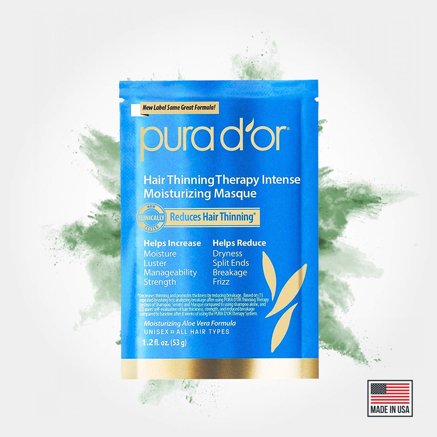 Foto 6 pulgar | Mascarilla De Biotina Para Terapia De Adelgazamiento Del Cabello Pura D'or  35 Ml  Paquete De 8 - Venta Internacional.