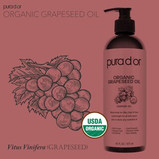 Foto 4 | Aceite De Semilla De Uva Pura D'or 473 Ml 100% Puro Orgánico Prensado En Frío - Venta Internacional.
