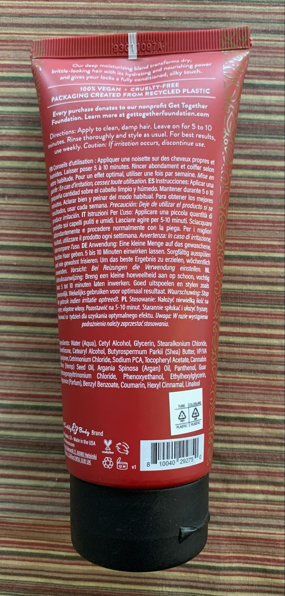 Foto 4 pulgar | Mascarilla Capilar Earthly Body Mks Eco Moisture Masque 200 Ml - Venta Internacional.