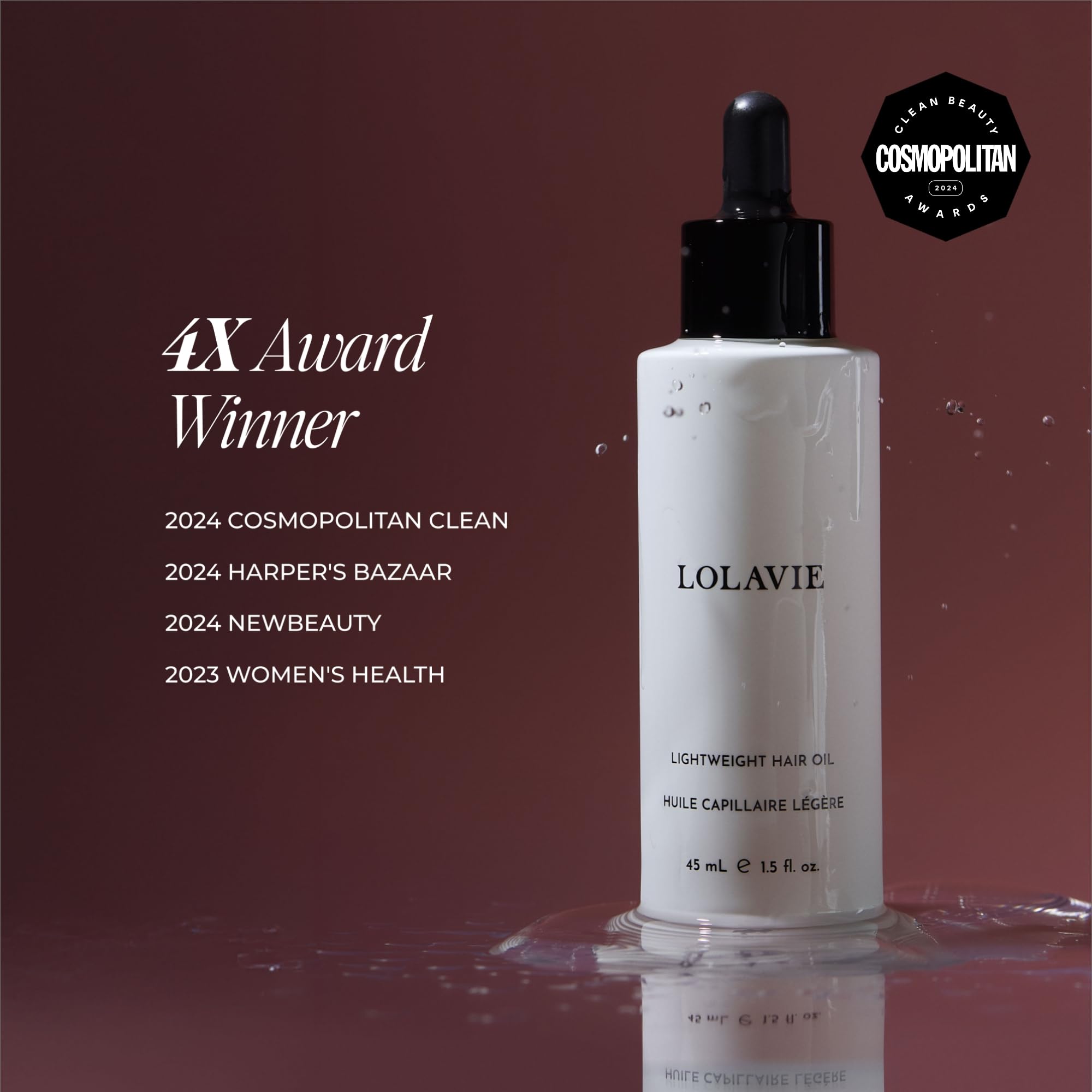 Foto 6 pulgar | Aceite Capilar Lolavie Lightweight De 45 Ml Que Reduce El Encrespamiento Y Las Puntas Abiertas - Venta Internacional.