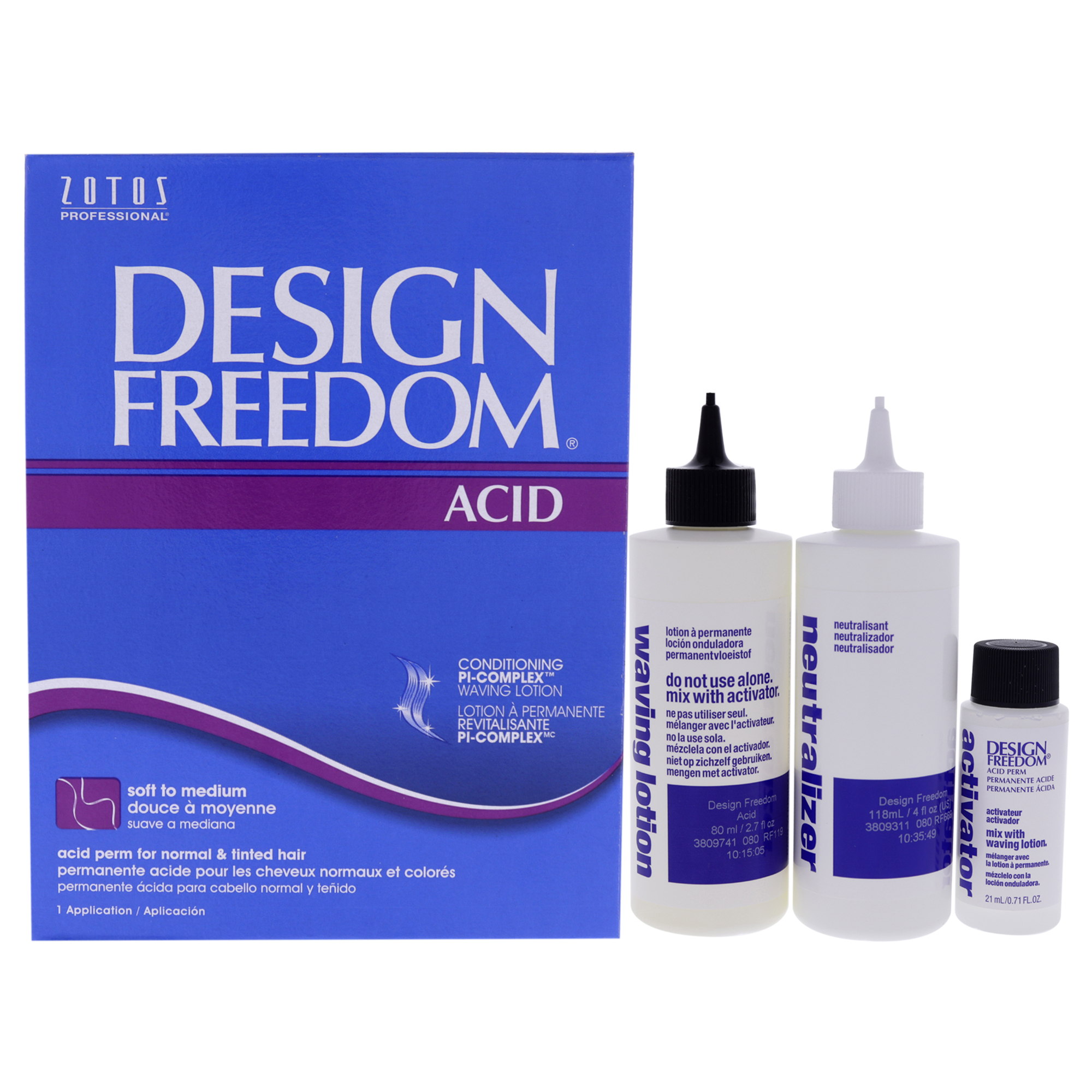 Freedom Acid Permanent Zotos  Unisex  1 Aplicación - Venta Internacional.