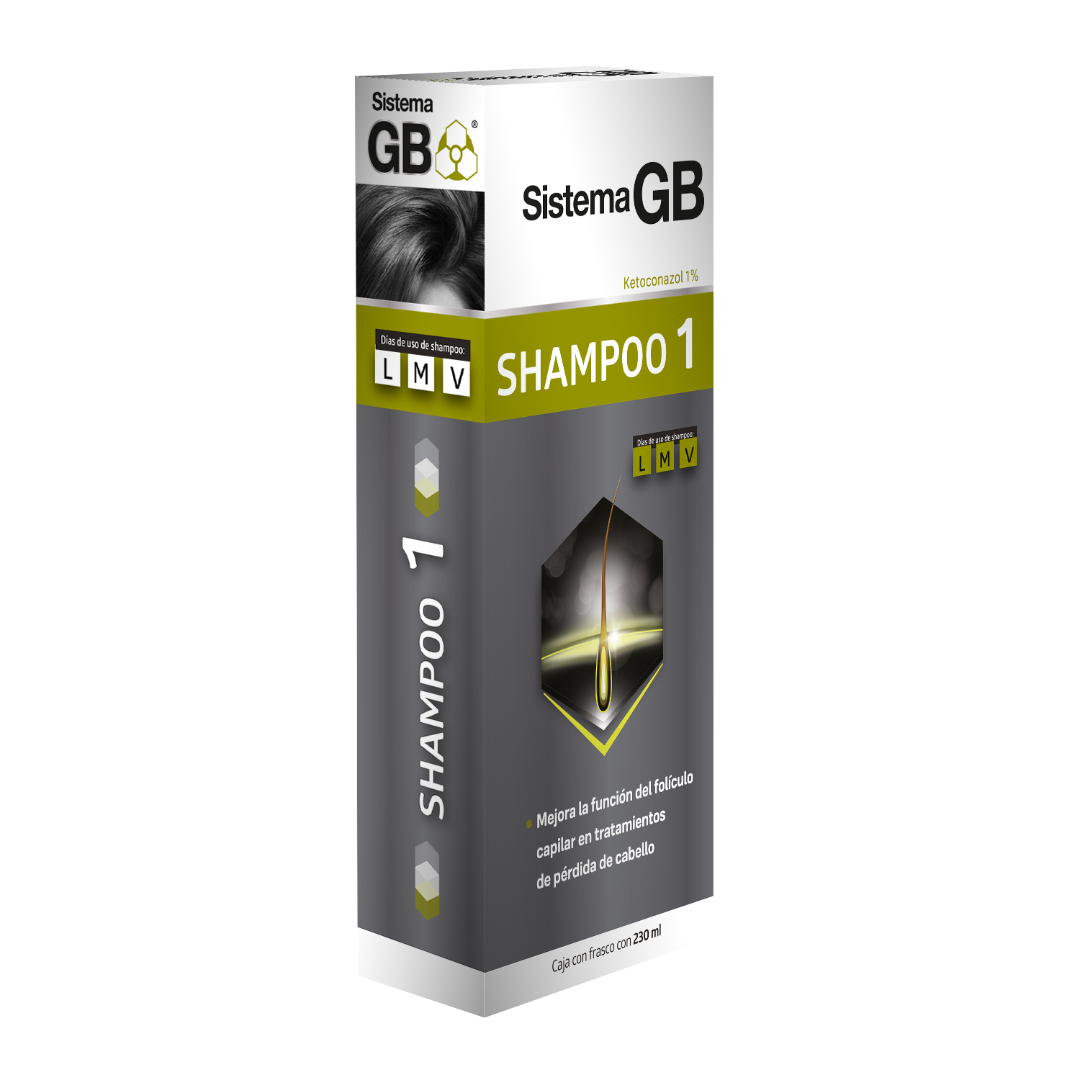 Foto 2 pulgar | Shampoo Sistema Gb 1 Caida Cabello 230 ML