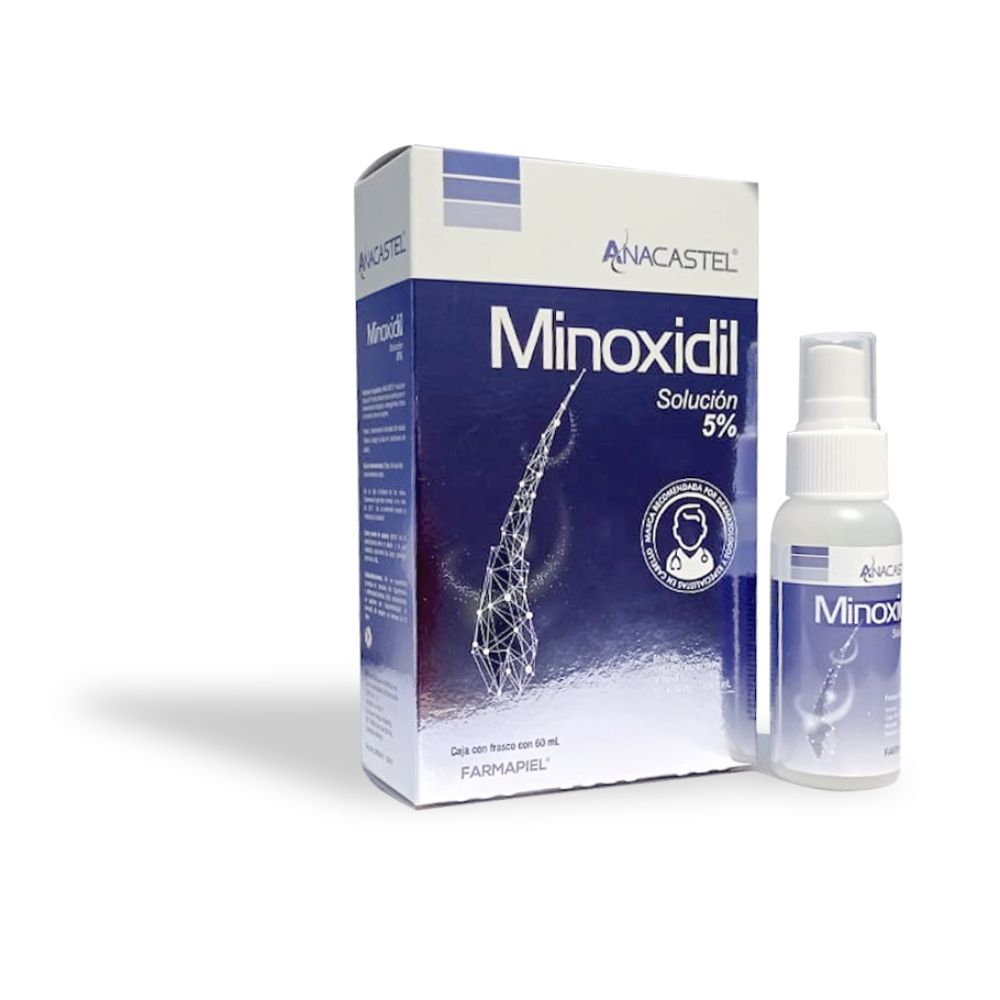 Foto 2 pulgar | Tratamiento para Caída del Cabello Minoxidil Anacastel 60 Ml