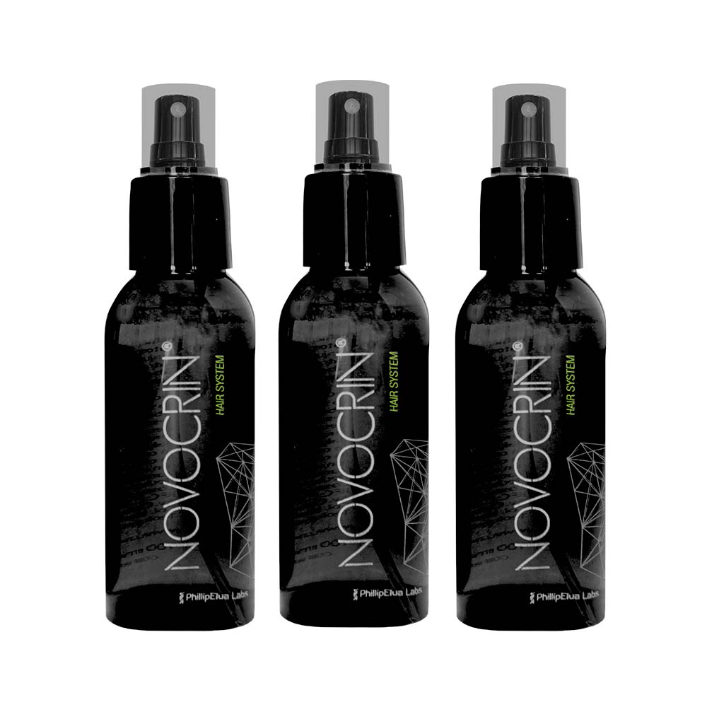 Loción Recuperación de Cabello Novocrin 100ml 3 piezas $2,340