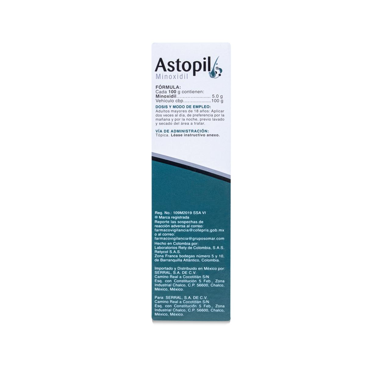 Foto 4 pulgar | Astopil Minoxidil Solucion Topica 5.0% Aerosol Frasco 60 Ml