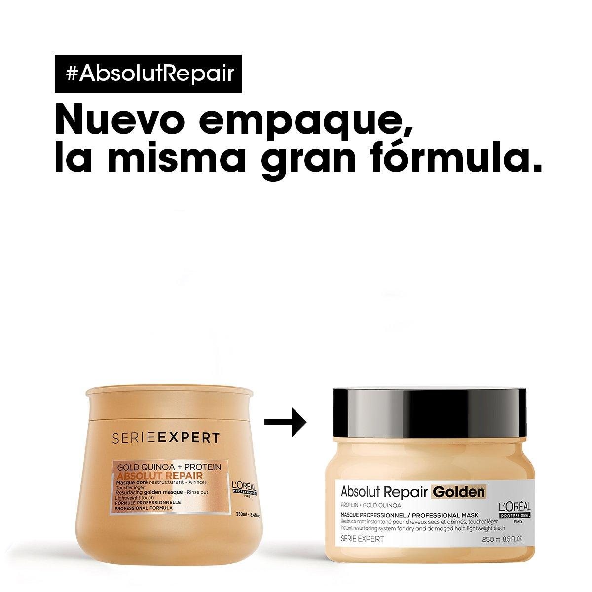 Foto 2 | Mascarilla L'Oréal Absolut Repair Golden 250 ml