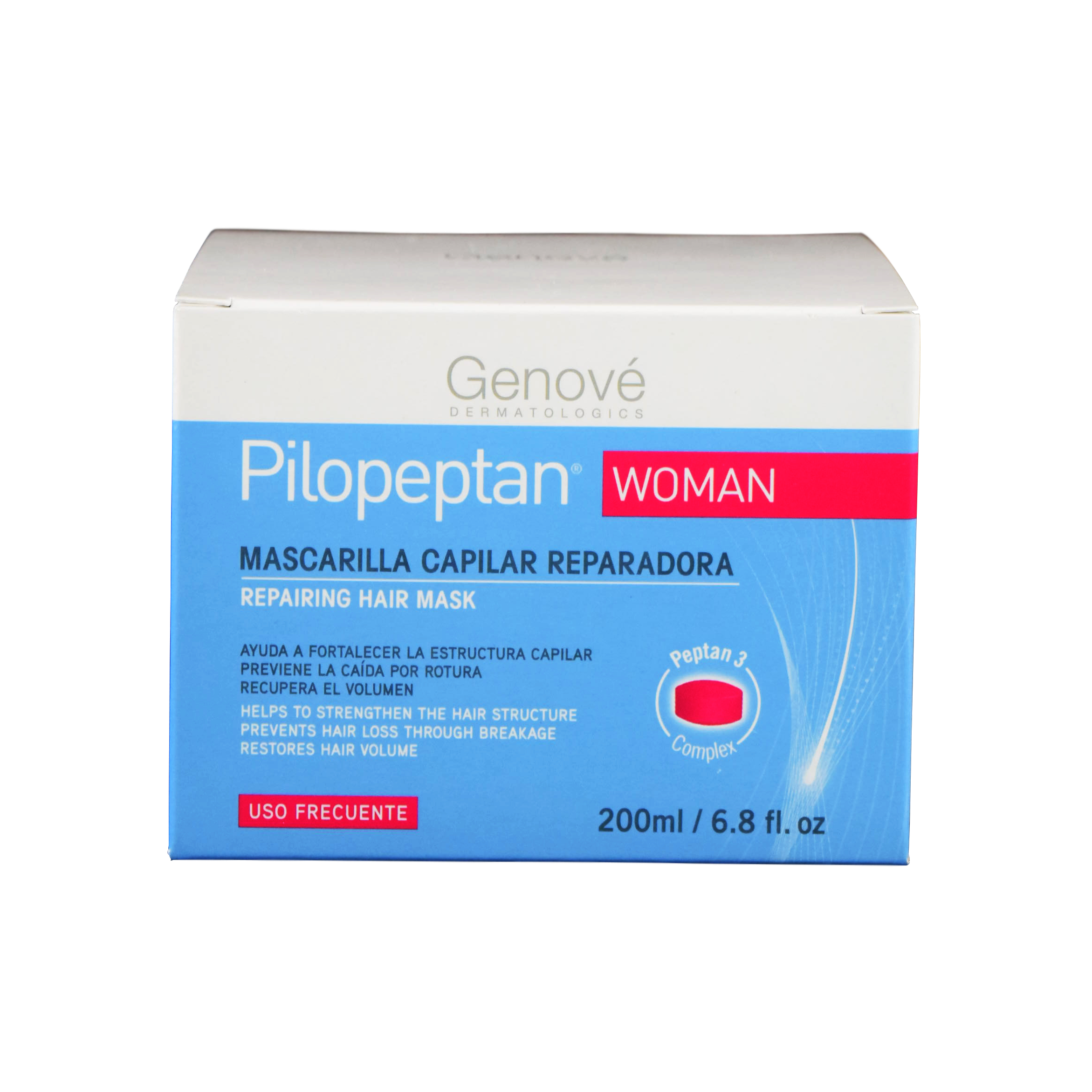 Foto 1 | Mascarilla Capilar Reparadora Genove Pilopeptan Woman 200 ML