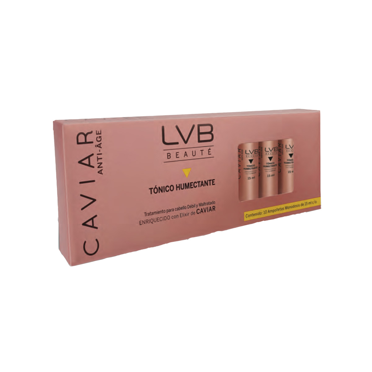 Tónico Humectante con Elixir de Caviar Lvb Beauté 10 Ampolletas 15 ml