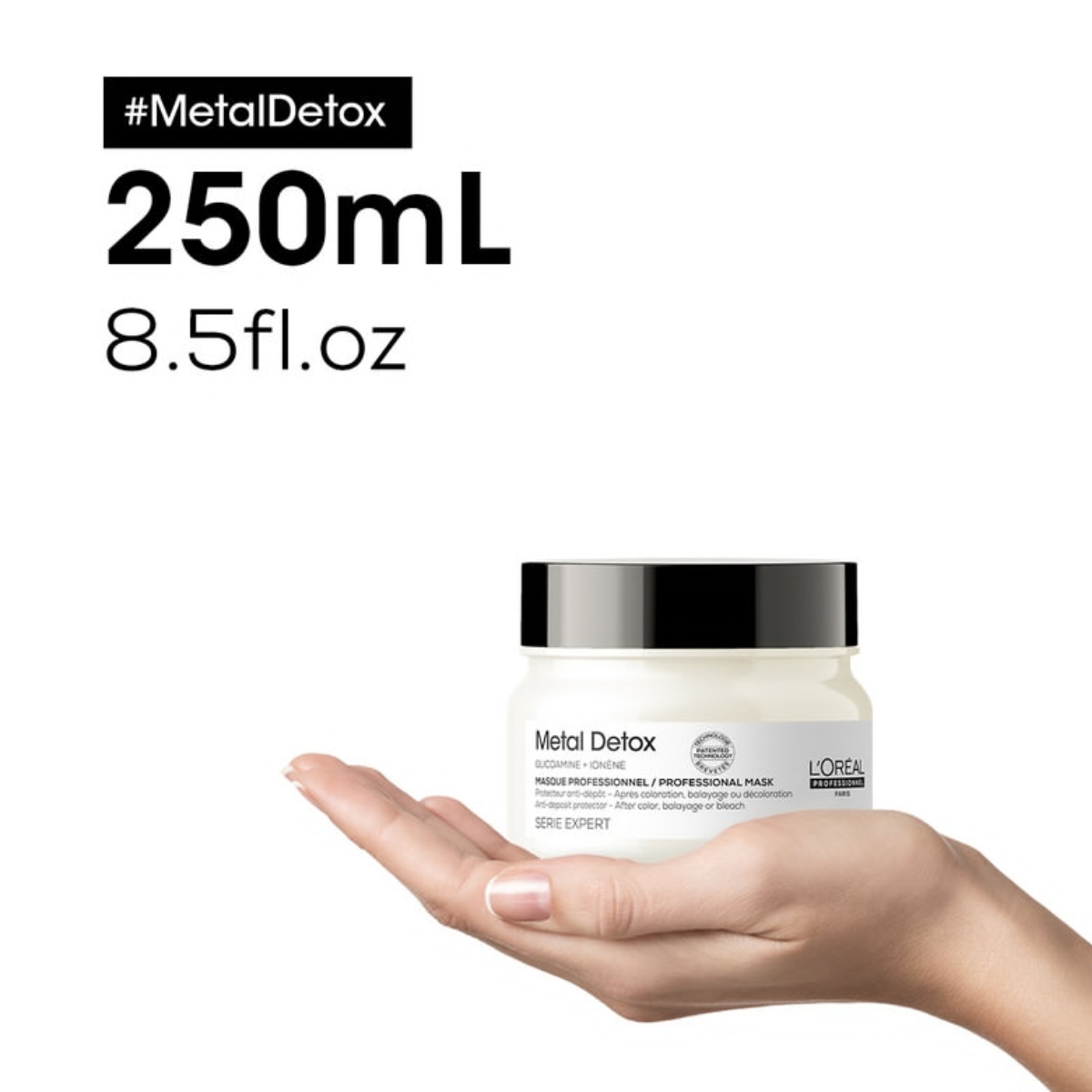 Foto 4 pulgar | Mascarilla capilar L'Oreal-Se Metal Detox Professional Mask 250 Ml color Blanco