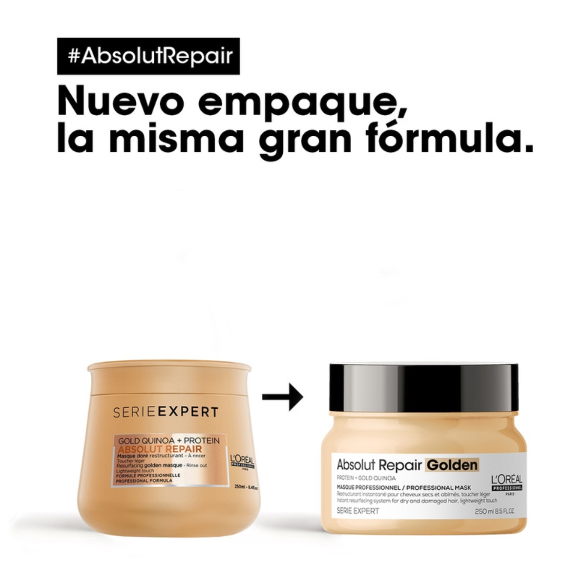 Foto 3 pulgar | Mascarilla Profesional-L'Oreal- Se Absolut R Professional Mask 250 Ml-Multicolor