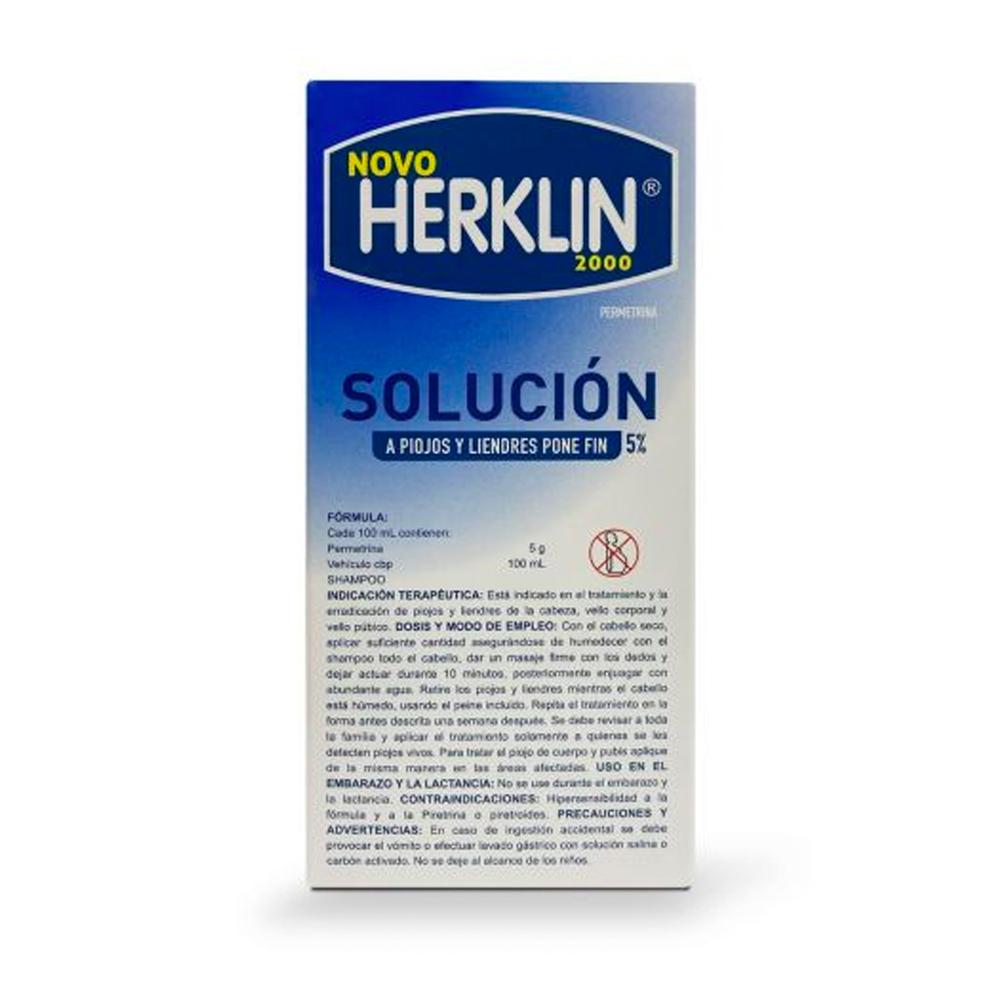 Foto 4 pulgar | Shampoo Antipiojos Novo Herklin 2000 100 Ml