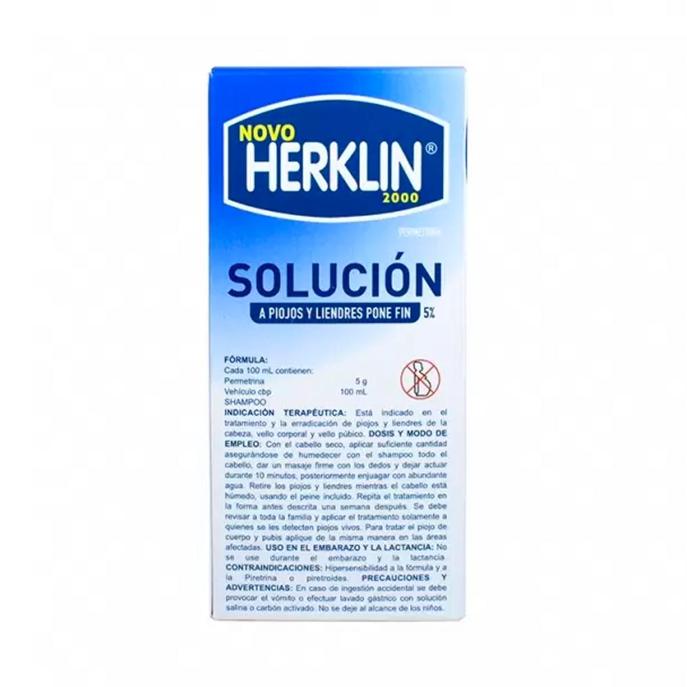 Foto 4 pulgar | Solución Para Piojos Y Liendres Herklin Esencial 60 Ml