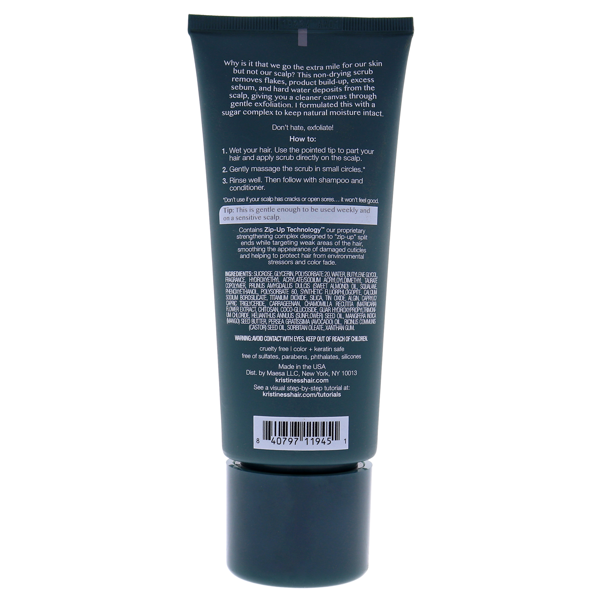 Foto 3 pulgar | Instant Exfoliating Scalp Scrub Kristin Ess White Colour
