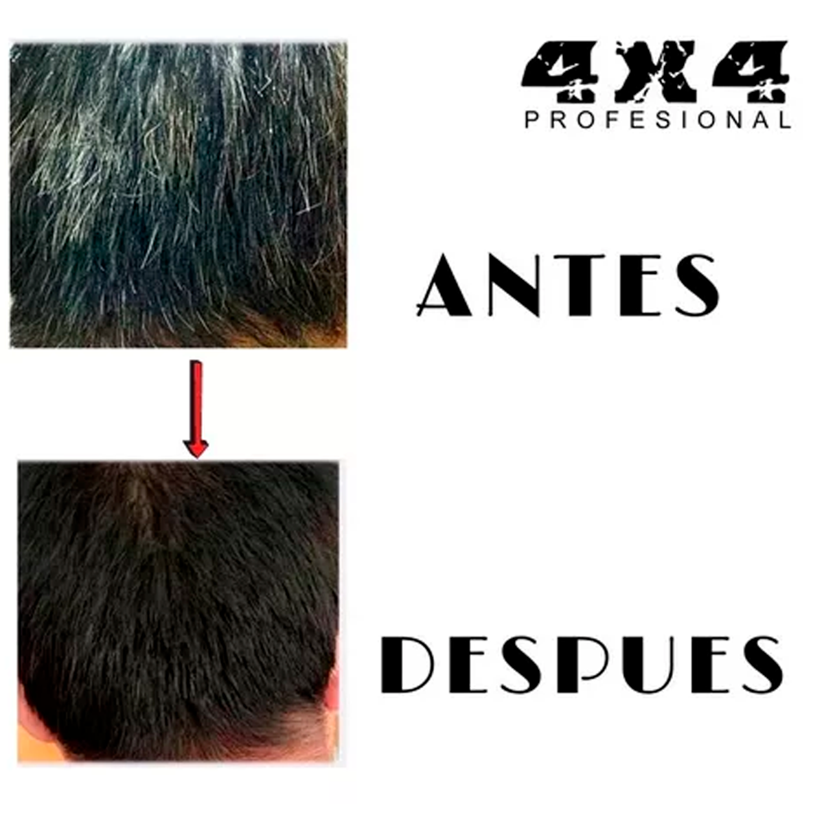 Foto 8 pulgar | Gel 4x4 Cubre Cana Para Cabello Cubre Tapa Obscurece Canas