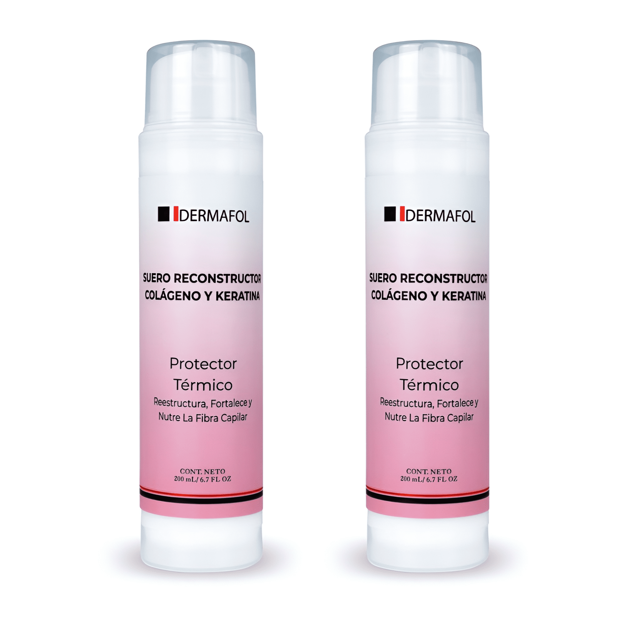 Tratamiento Dermafol Reparador De Colágenokeratina Pack 2 Pz