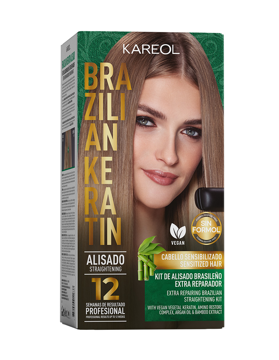 Foto 2 | Kit de Alisado Kareol Brazilian Keratin Cabello Sensibilizado Reparador