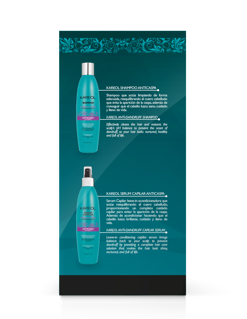 Foto 3 pulgar | Kit Anticaspa Kareol Shampoo Y Serum