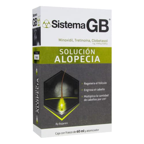 Foto 3 pulgar | Solución Alopecia Sistema GB 60 ml