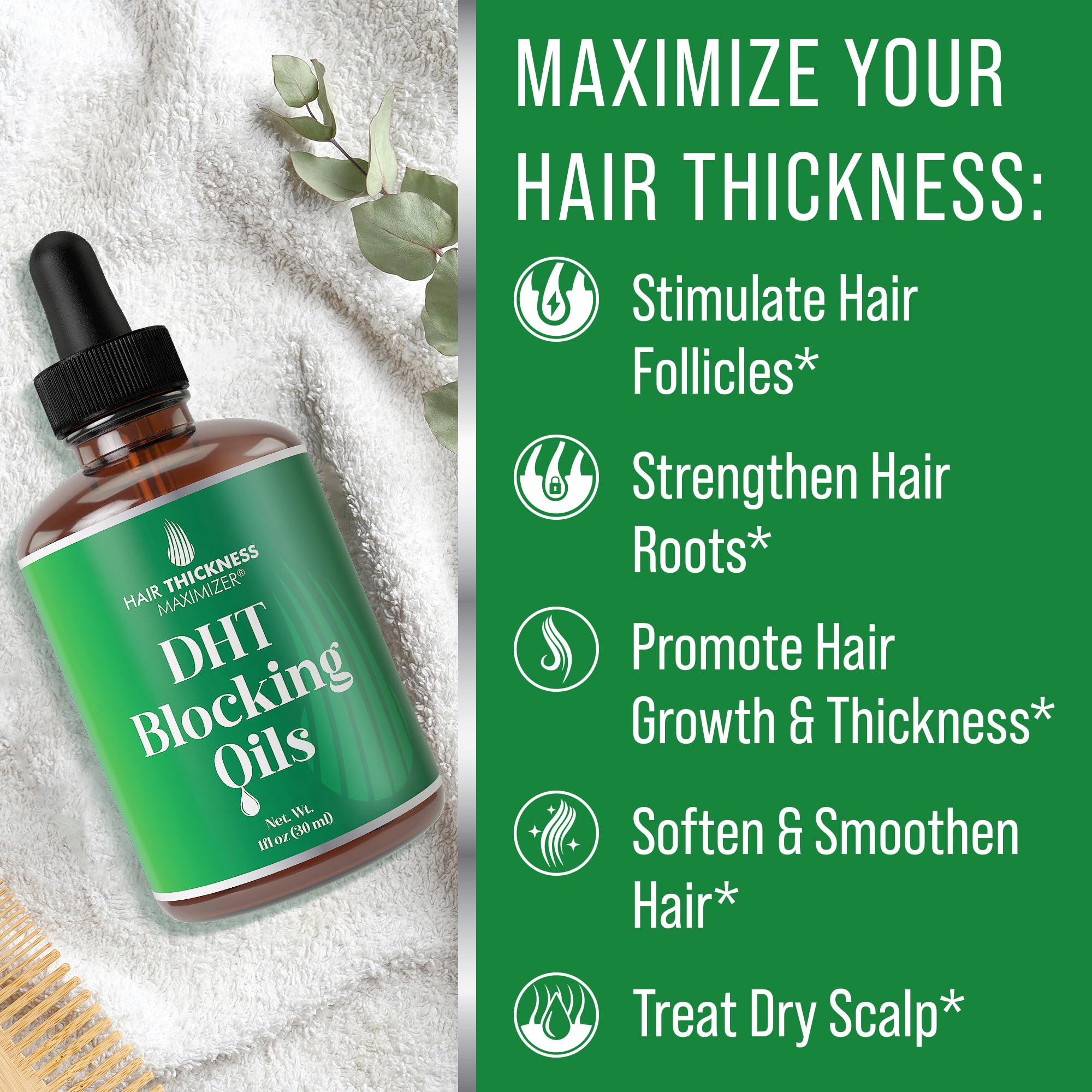 Foto 5 pulgar | Sérum Hair Thickness Dht Blocking Oils 30 Ml para Cabello-Venta Internacional