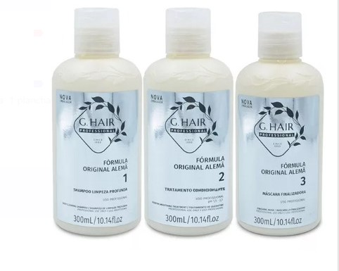 Foto 2 pulgar | Keratina Alemana G.hair Kit 300 ml 3 Pasos