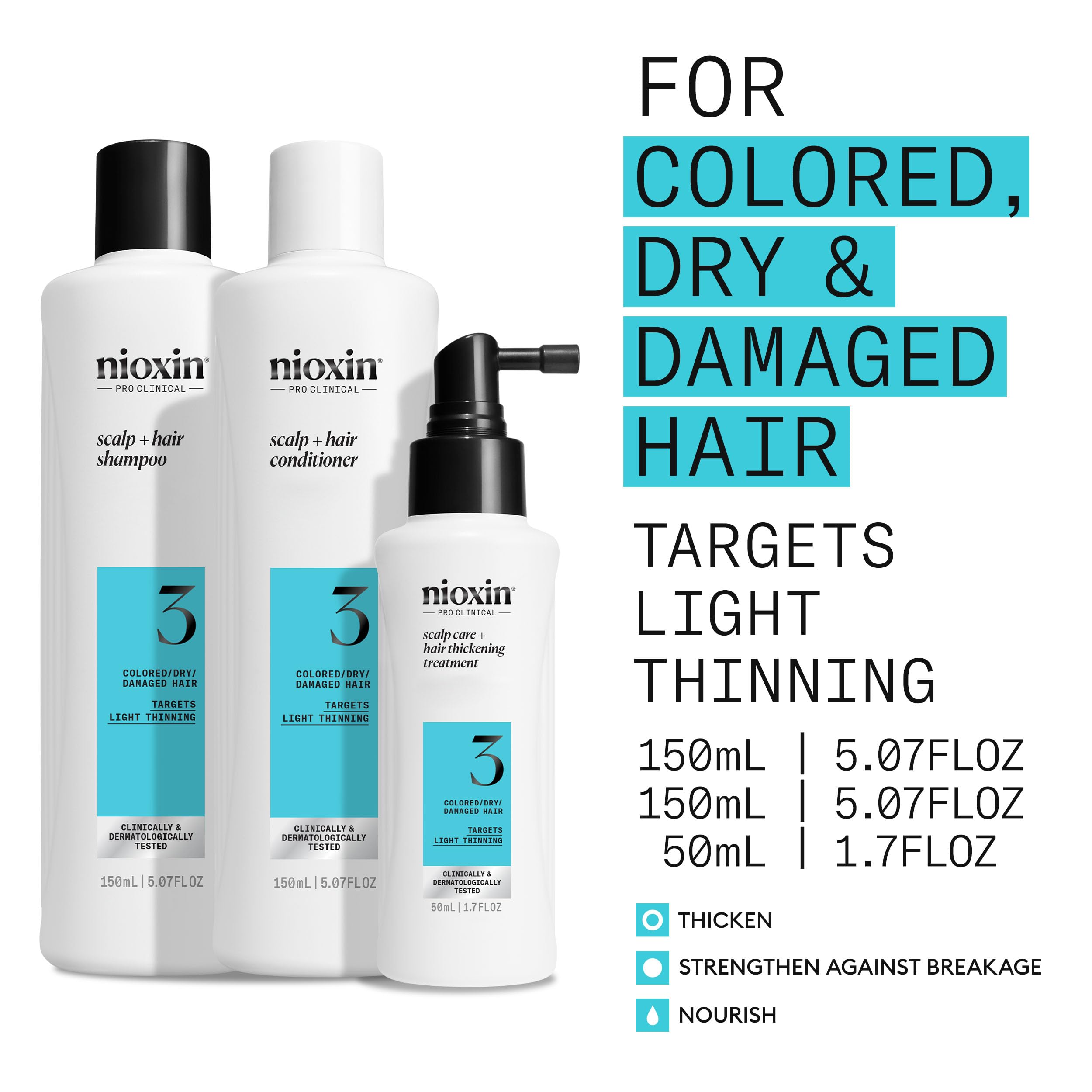 Foto 4 pulgar | Kit de Prueba Nioxin Scalp + Hair Thickening System 3 1 Month - Venta Internacional