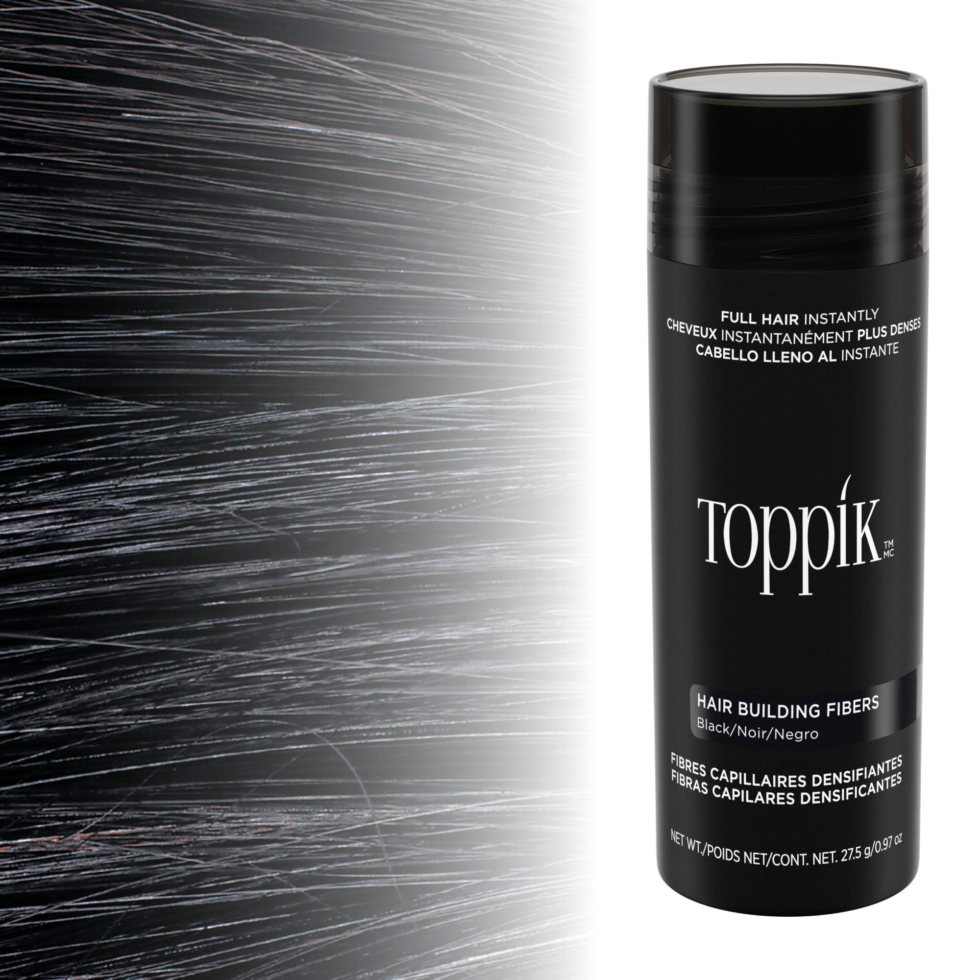 Foto 3 | Fibras Capilares Densificantes Toppik Negras 55 g Unisex - Venta Internacional