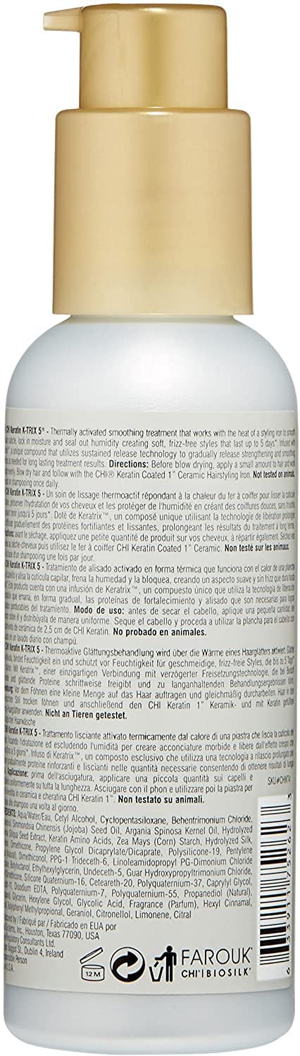 Foto 3 pulgar | Tratamiento Suavizante Chi Keratin K-trix 5 116ml - Venta Internacional.