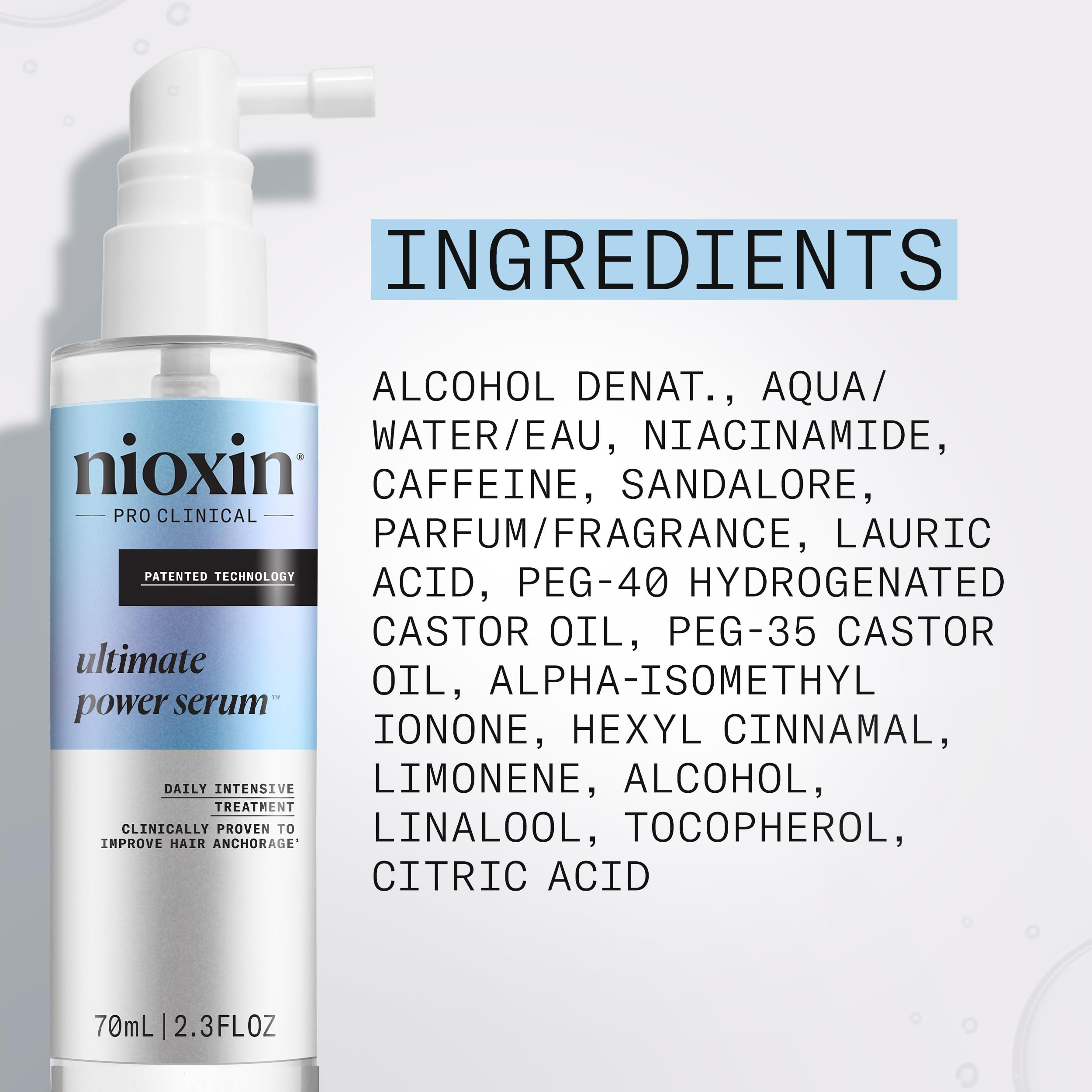 Foto 8 pulgar | Tratamiento Capilar Nioxin Ultimate Power Serum 68 Ml - Venta Internacional