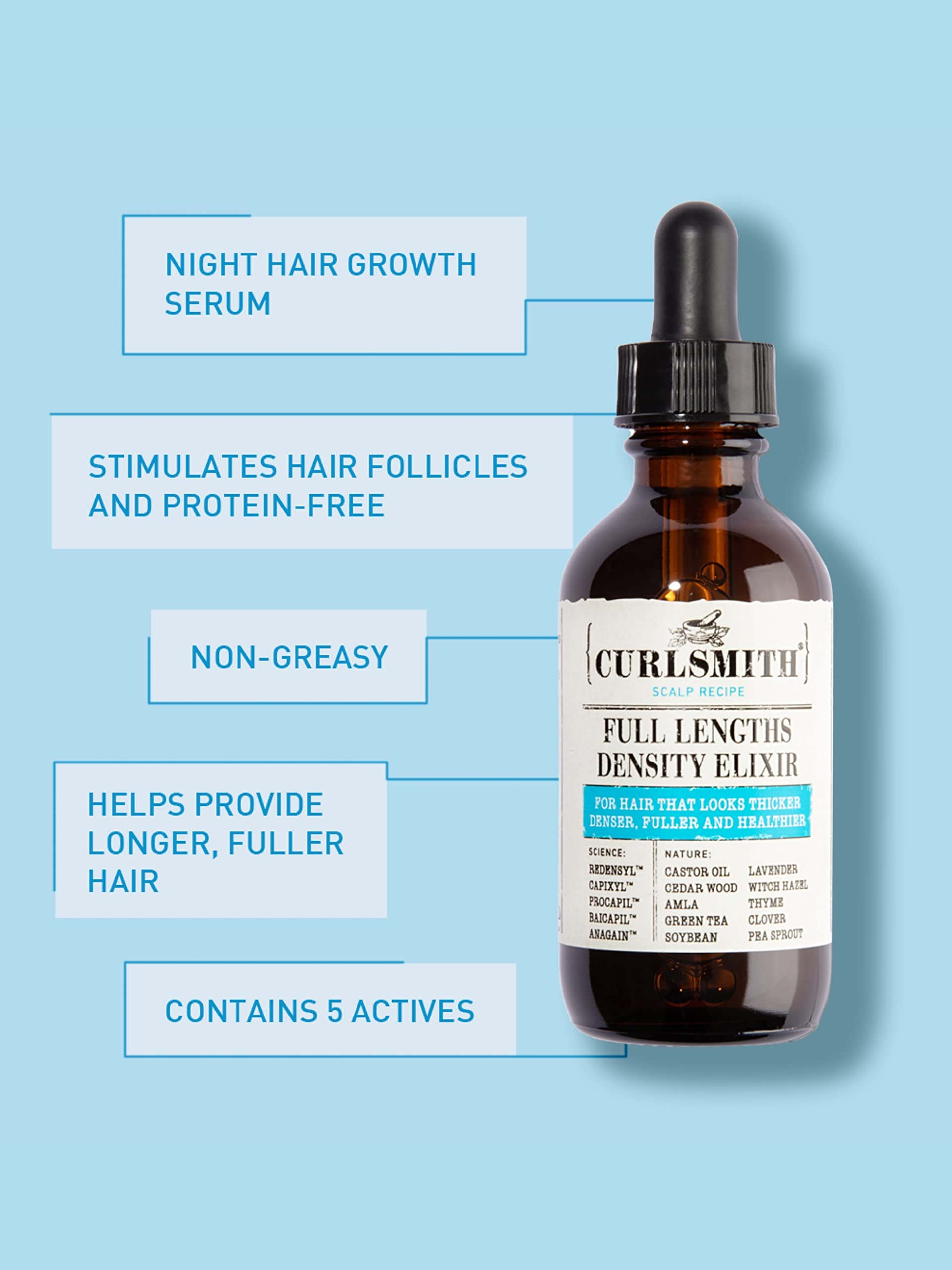 Foto 4 pulgar | Elixir Para Cabello Curlsmith, Densidad Completa, 60 Ml - Venta Internacional.