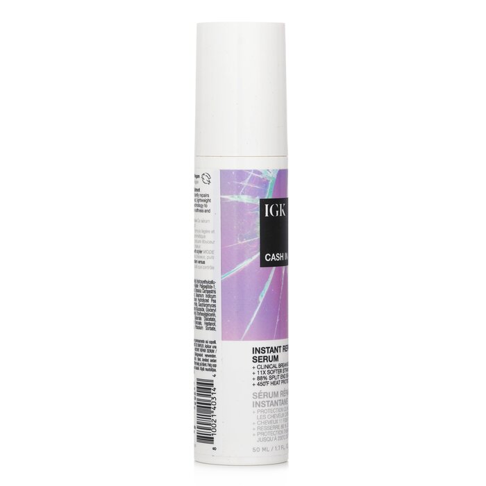 Foto 3 pulgar | Sérum Capilar Igk Cash In Instant Repair Con Seda Vegana, 50 Ml - Venta Internacional.
