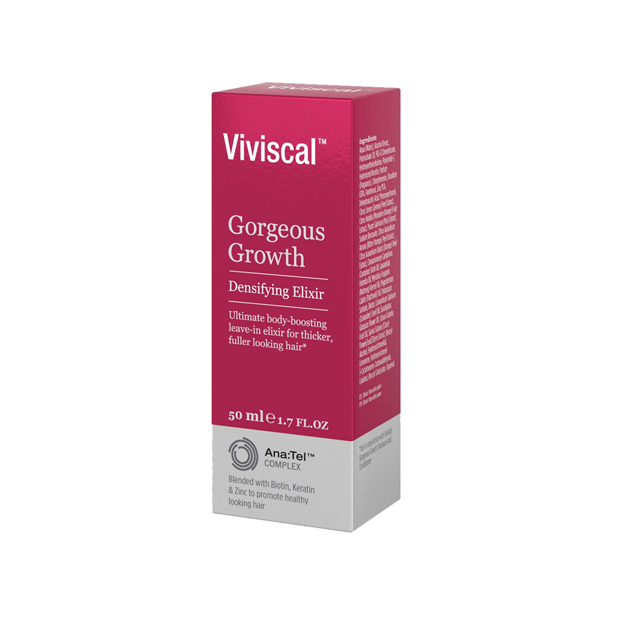 Foto 5 pulgar | Elixir Sin Enjuague Viviscal Gorgeous Growth Densificador 50 Ml - Venta Internacional