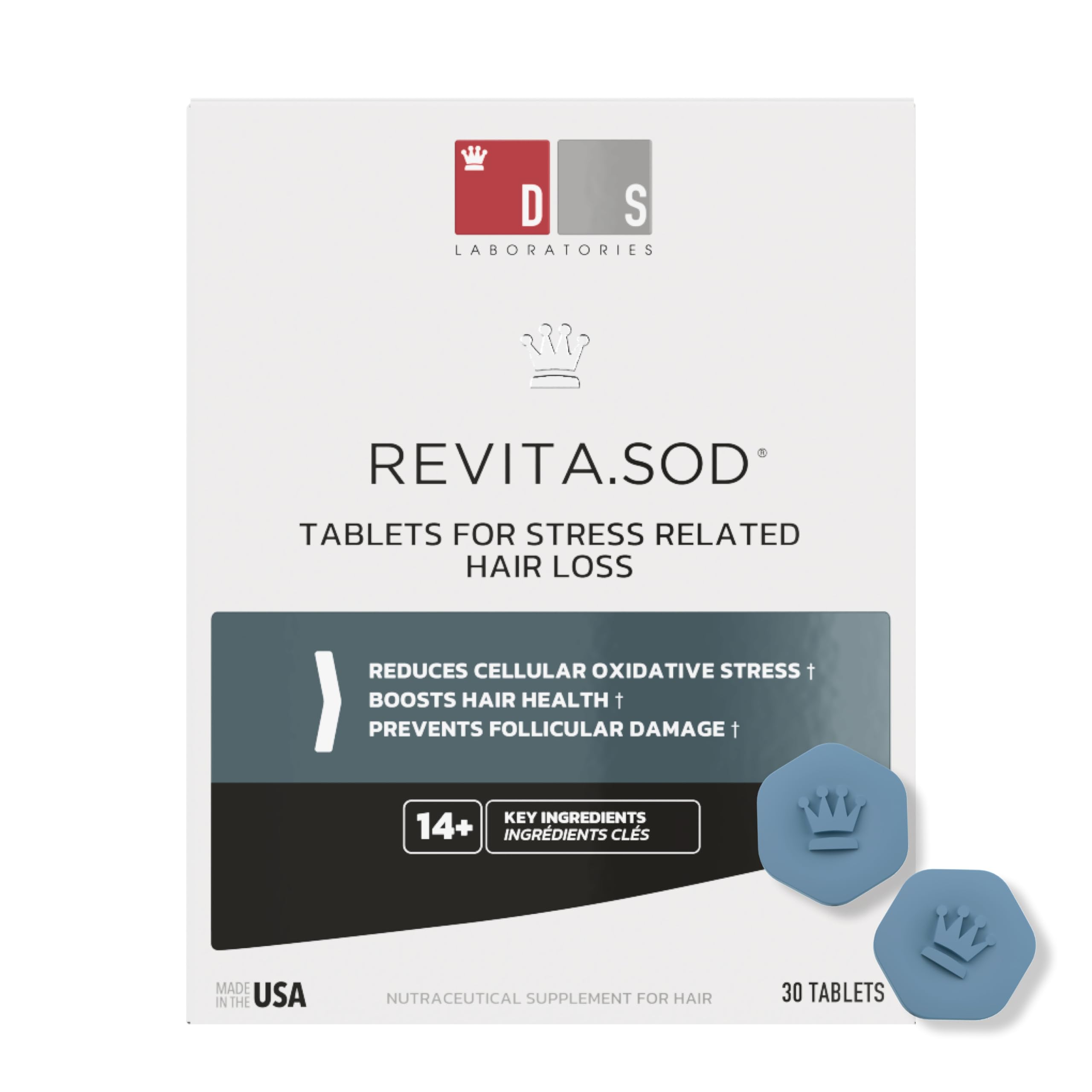 Foto 3 pulgar | Suplemento DS Laboratories Revita.SOD en Tabletas contra la Caída del Cabello - Venta Internacional
