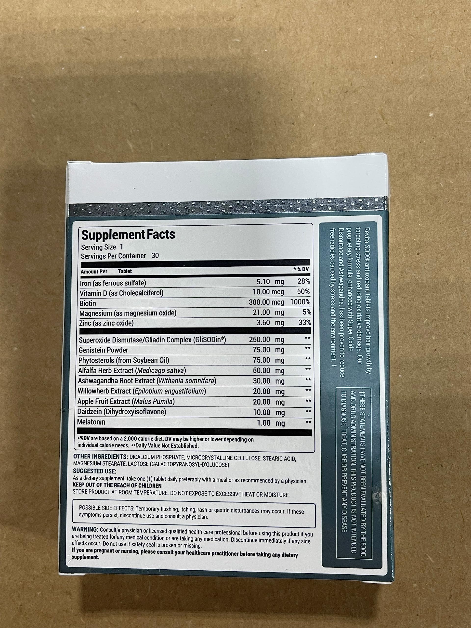 Foto 7 | Suplemento DS Laboratories Revita.SOD en Tabletas contra la Caída del Cabello - Venta Internacional