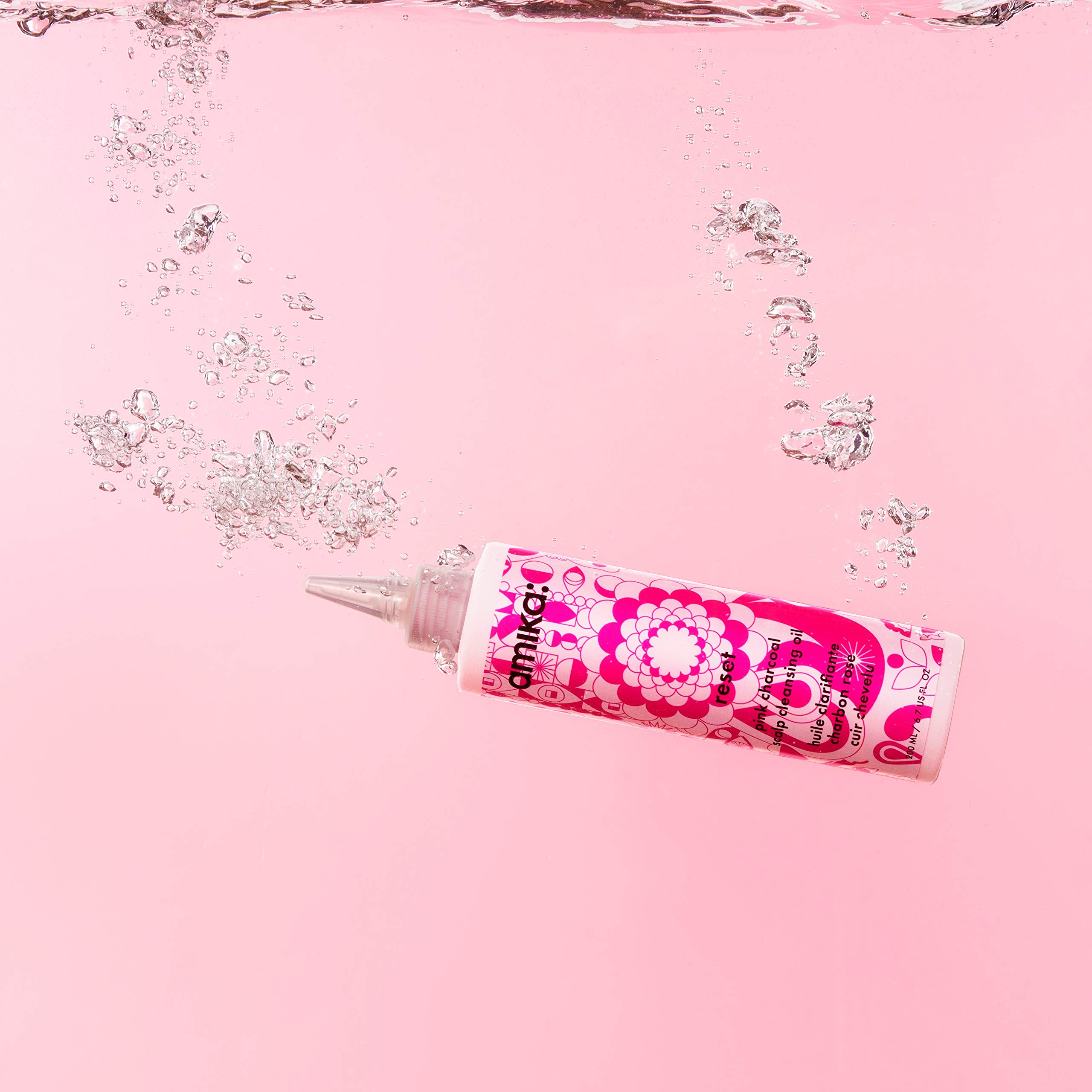 Foto 3 | Aceite Limpiador Para Cuero Cabelludo Amika Reset Pink Charcoal, 200 Ml, Unisex - Venta Internacional.