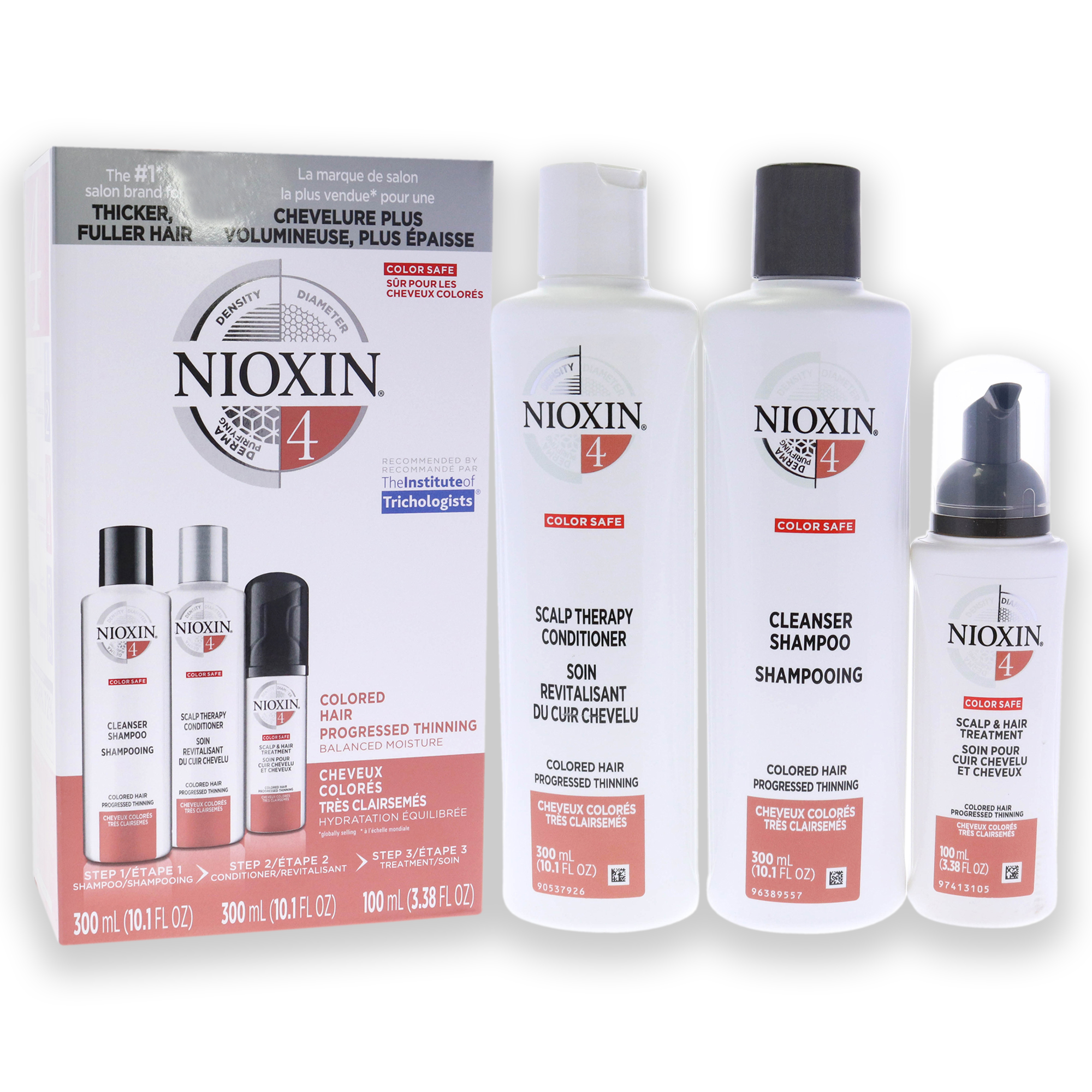 Foto 4 pulgar | Kit De Cuidado Capilar Nioxin System 4 Para La Caída Del Cabello (3 Piezas) - Venta Internacional.