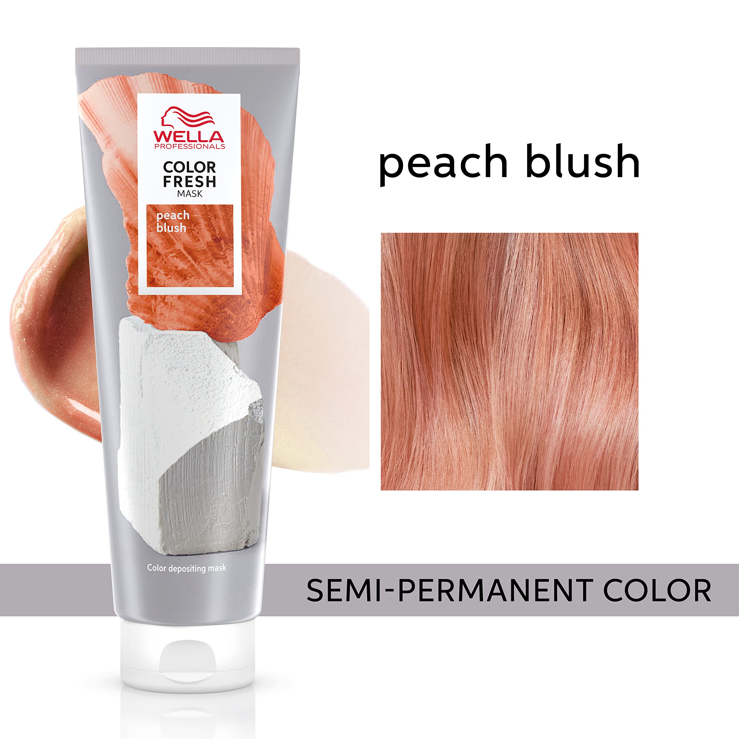 Foto 3 pulgar | Mascarilla Capilar Wella Professionals Color Fresh Masks Peach Blush - Venta Internacional.