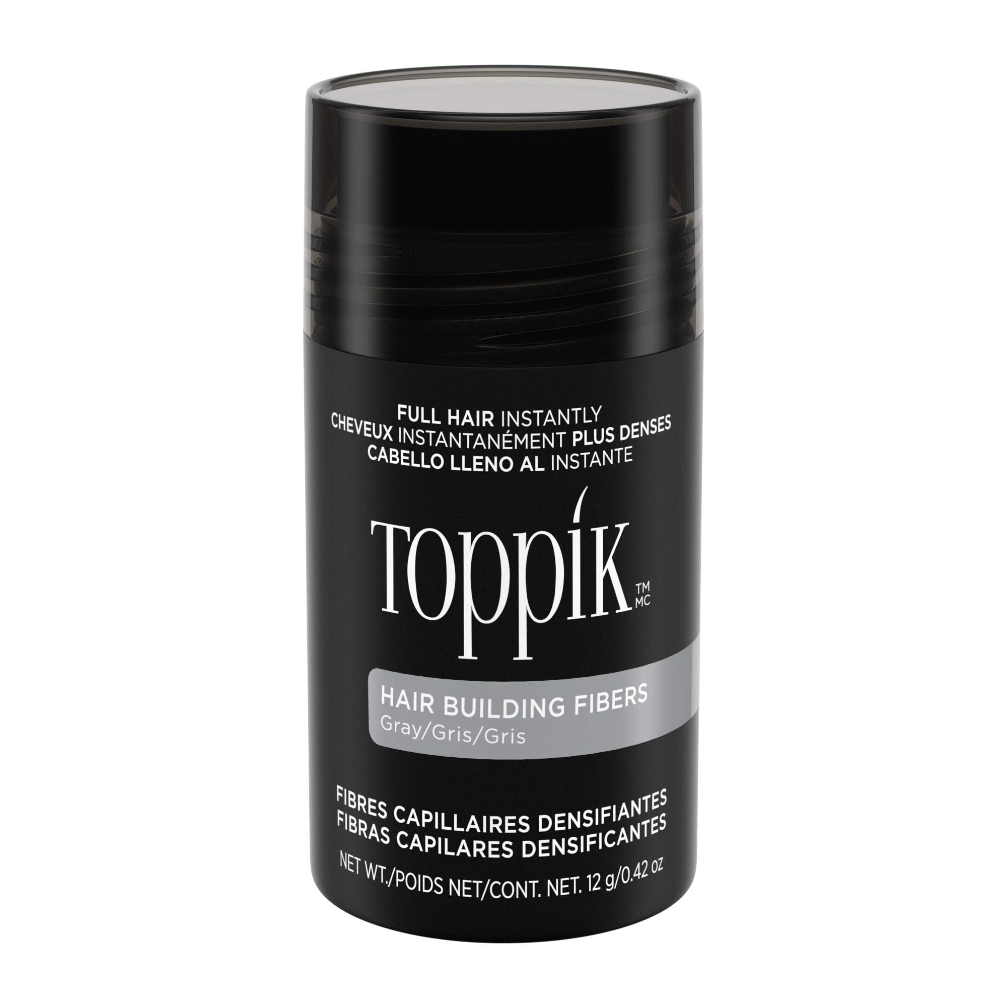 Hair Building Fibers Toppik Grey 12 G Para Hombres Y Mujeres - Venta Internacional.
