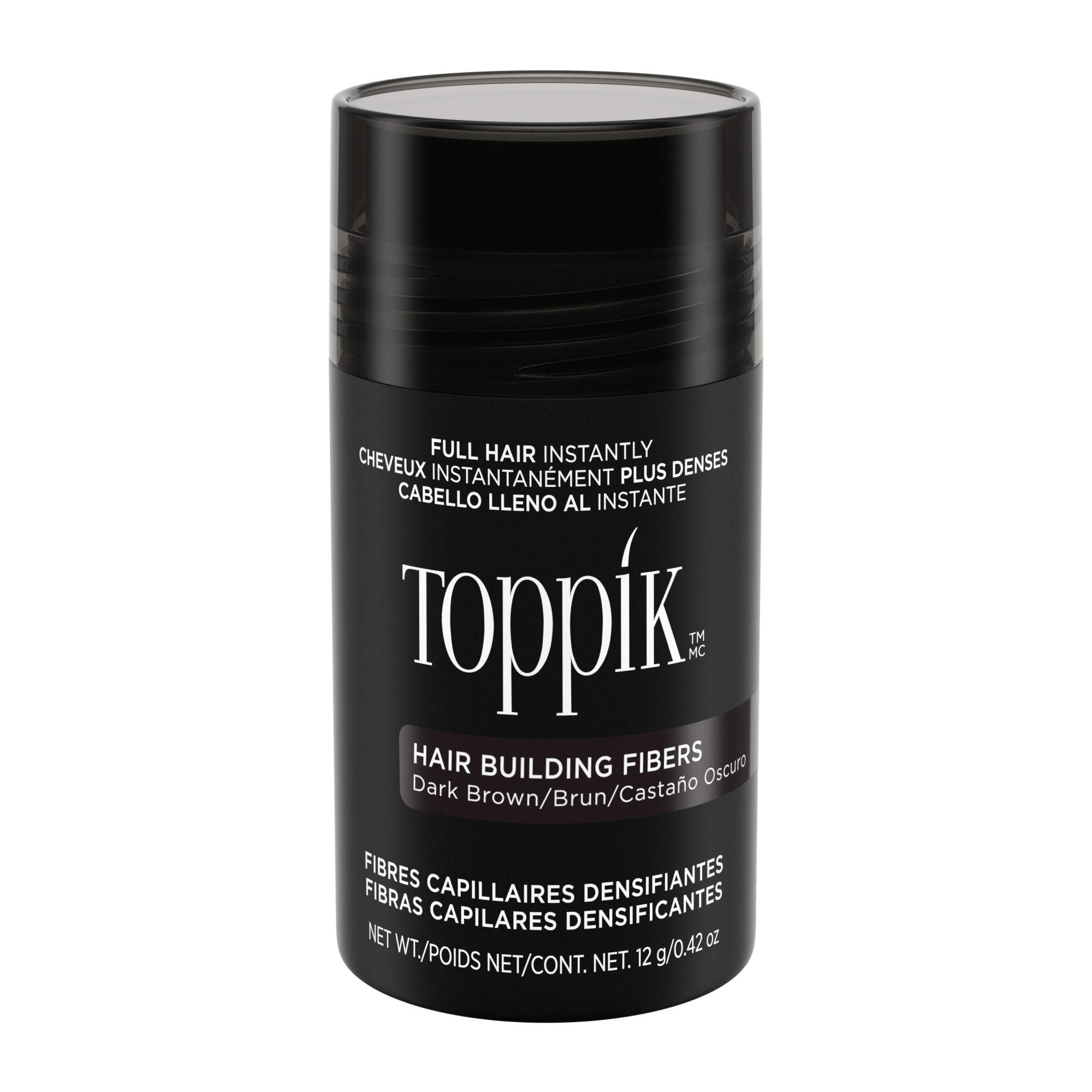 Foto 2 pulgar | Botella Unisex Toppik Hair Building Fibers, Marrón Oscuro, 12 G - Venta Internacional.