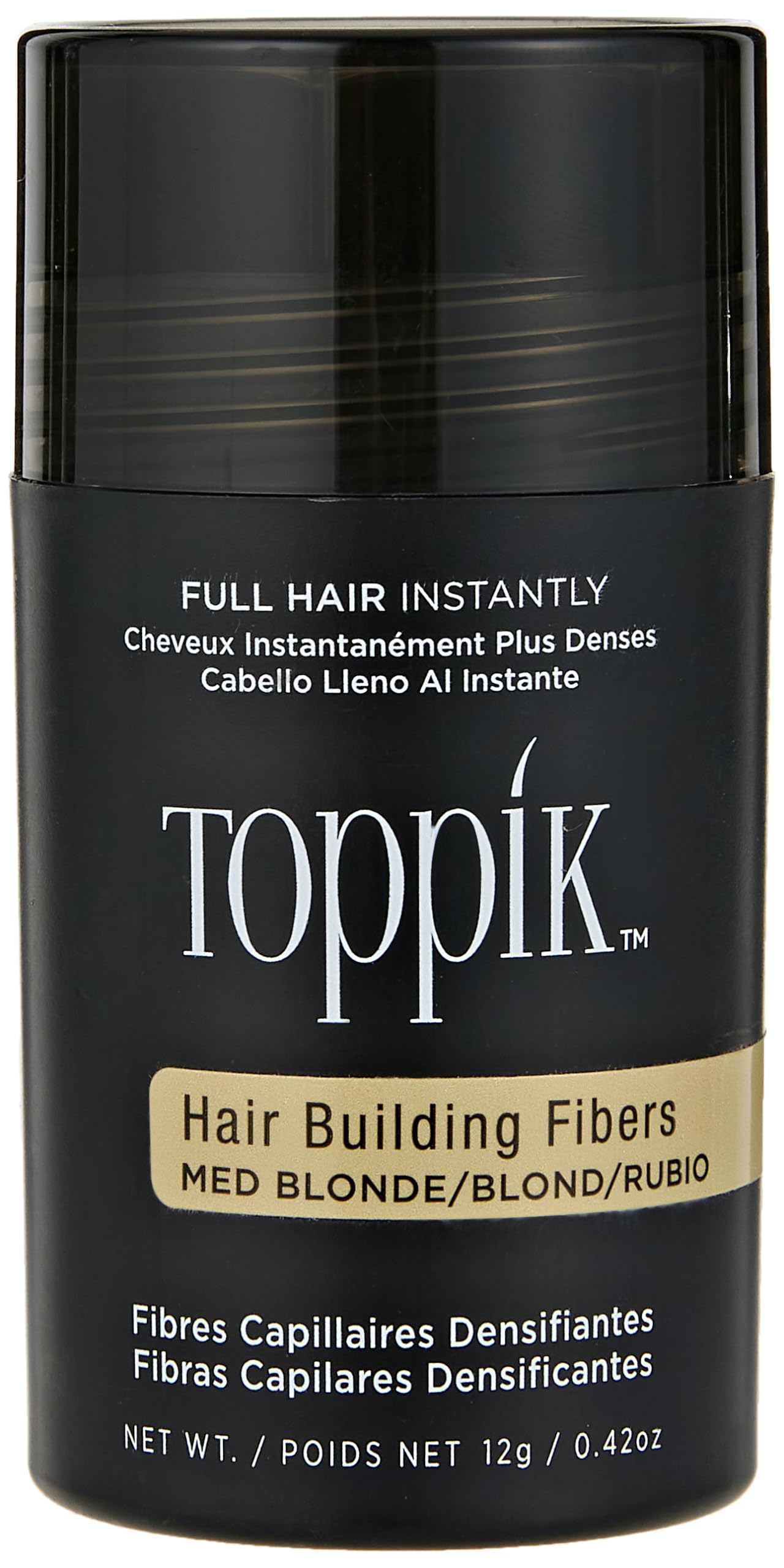 Hair Building Fibers Toppik Medium Blonde 12 G Para Hombres Y Mujeres - Venta Internacional.