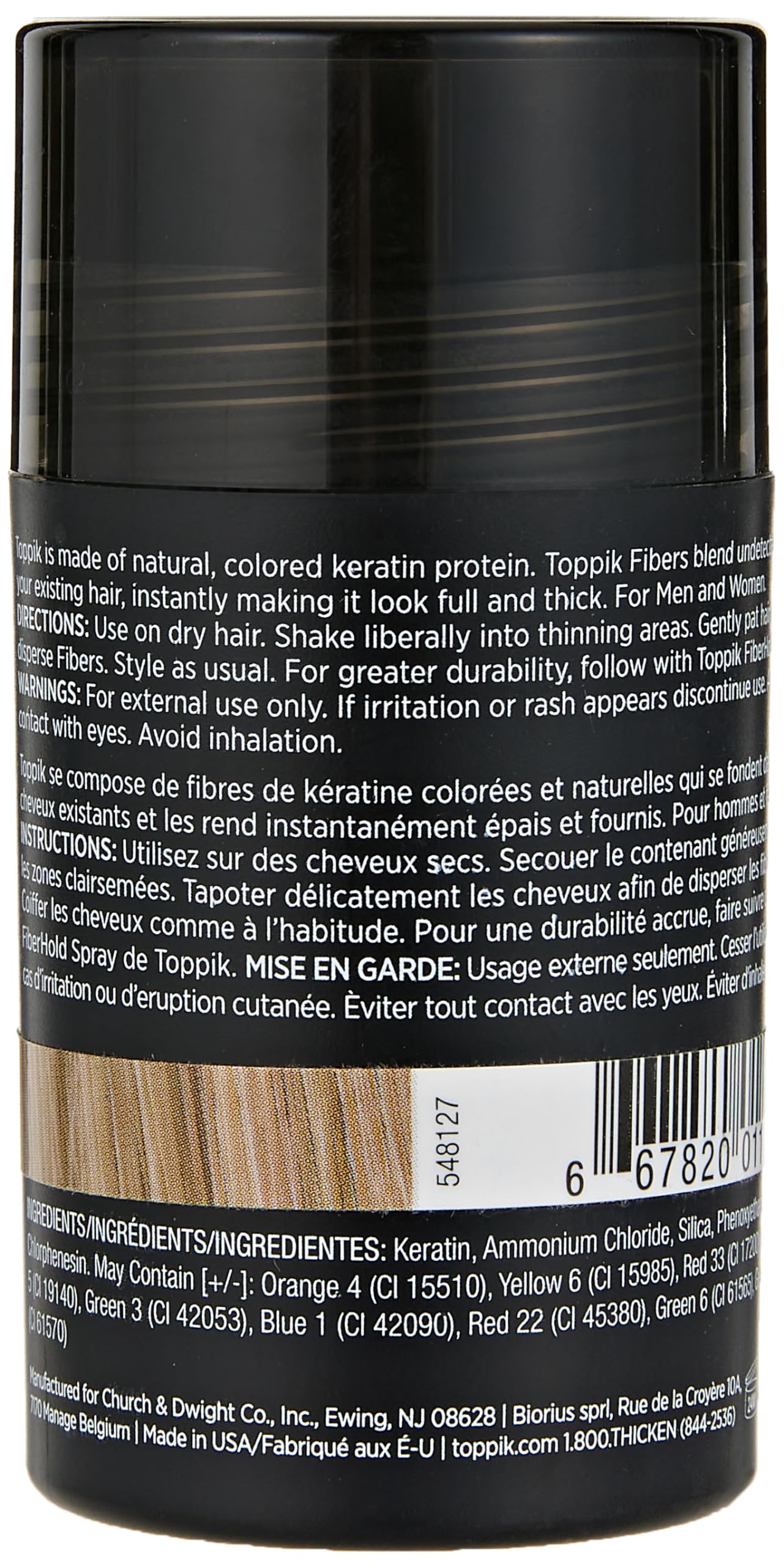 Foto 3 pulgar | Hair Building Fibers Toppik Medium Blonde 12 G Para Hombres Y Mujeres - Venta Internacional.